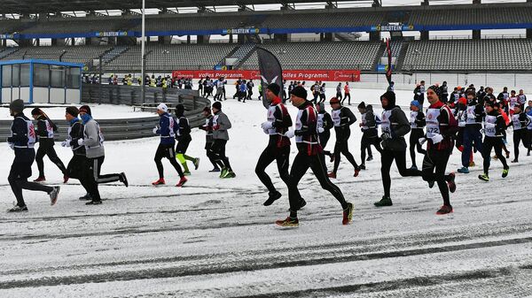 Зимний марафон, архивное фото - Sputnik Казахстан