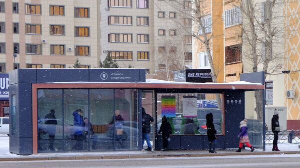 Астанадағы жылы аялдама - Sputnik Қазақстан