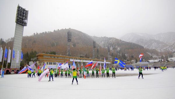 Открытие нового зимнего сезона на Медеу - Sputnik Казахстан