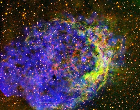 Газ в туманности NGC 3199 в созвездии Киль одной из звезд Вольфа-Райета - Sputnik Казахстан