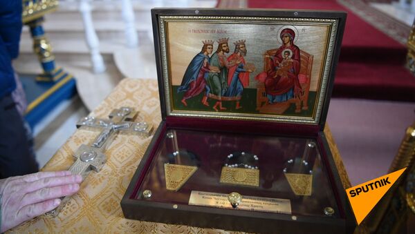 Дары волхвов доставили для поклонения верующих в Астану - Sputnik Казахстан