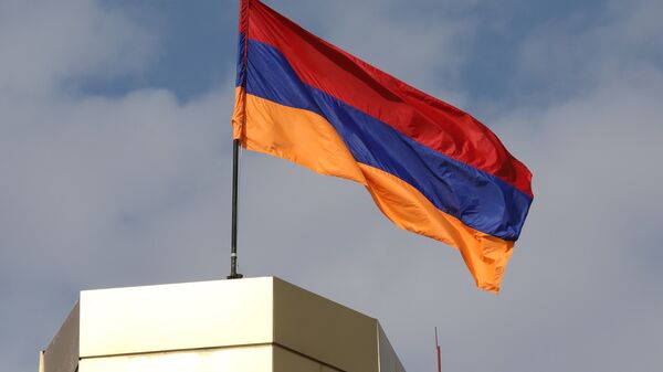 Флаг Армении, архивное фото - Sputnik Қазақстан