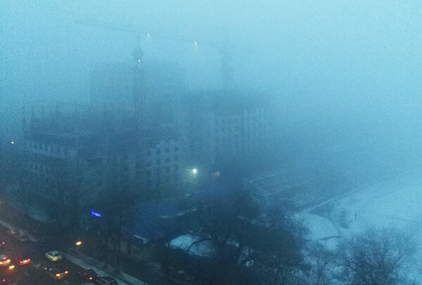 Туман в Алматы Туман в Алматы - Sputnik Казахстан