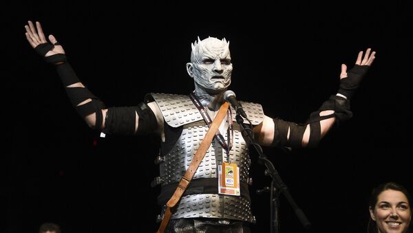 Мужчина в образе персонажа Игры престолов Короля ночи на Comic Con, архивное фото - Sputnik Казахстан