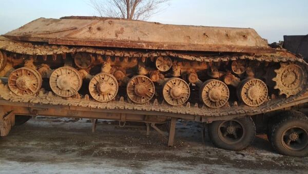 Бесхозный танк, найденный в Алматинской области - Sputnik Казахстан