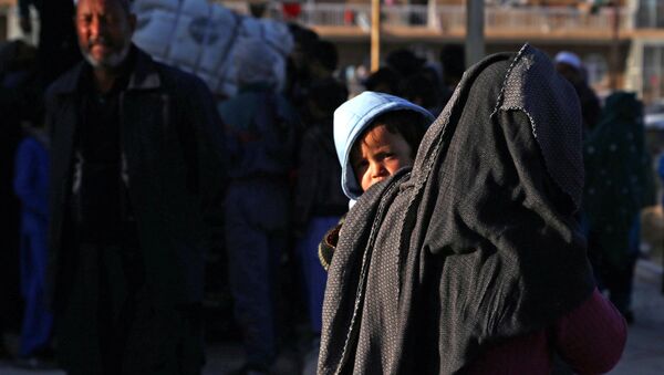 Беженцы из провинции Газни в Афганистане - Sputnik Казахстан