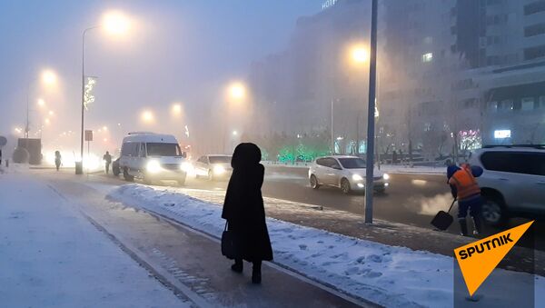 Густой туман накрыл Астану - Sputnik Казахстан