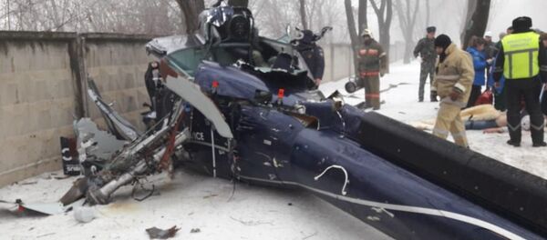 Алатау санаторийі аумағына тікұшақ құлады - Sputnik Қазақстан