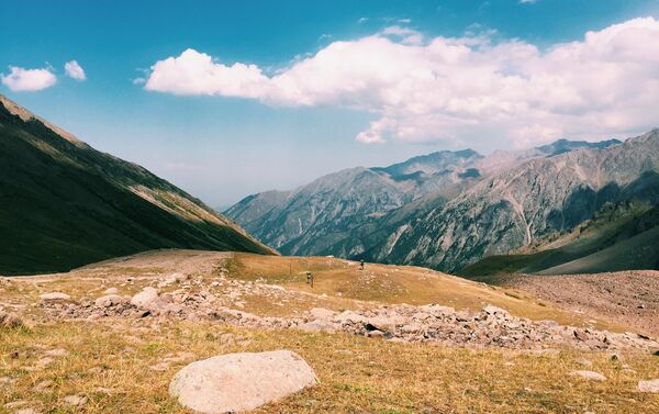 Пик Талгар в горах Тянь-Шаня на отроге Заилийского Алатау - Sputnik Казахстан