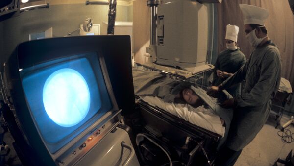 Архивное фото исследования сердца и сосудов пациента - Sputnik Казахстан