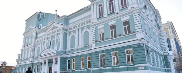 Здание современного академического русского театра драмы имени Максима Горького Здание современного академического русского театра драмы имени Максима Горького - Sputnik Казахстан