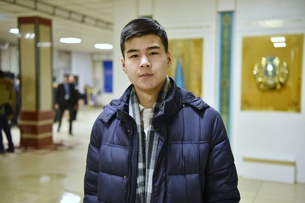 Ученик школы №35 Султан Жолдыбек Ученик школы №35 Султан Жолдыбек - Sputnik Казахстан