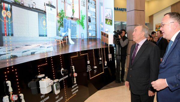 Посещение ситуационного центра Smart Aqkol - Sputnik Казахстан