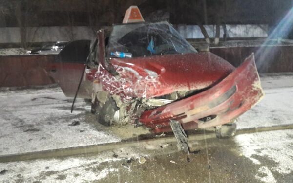 Три автомашины участвовали в аварии на ул. Джандосова - Sputnik Казахстан