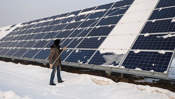 Солнечная электростанция, архивное фото - Sputnik Казахстан