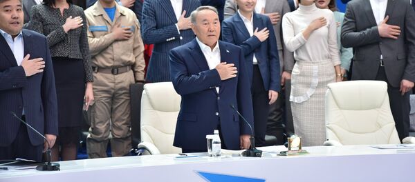 Торжественная церемония открытия Года молодежи Тәуелсіздіктің ұрпақтары с участием главы государства Нурсултана Назарбаева - Sputnik Казахстан