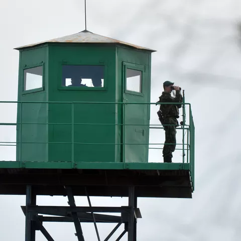 Пограничная вышка, архивное фото - Sputnik Казахстан