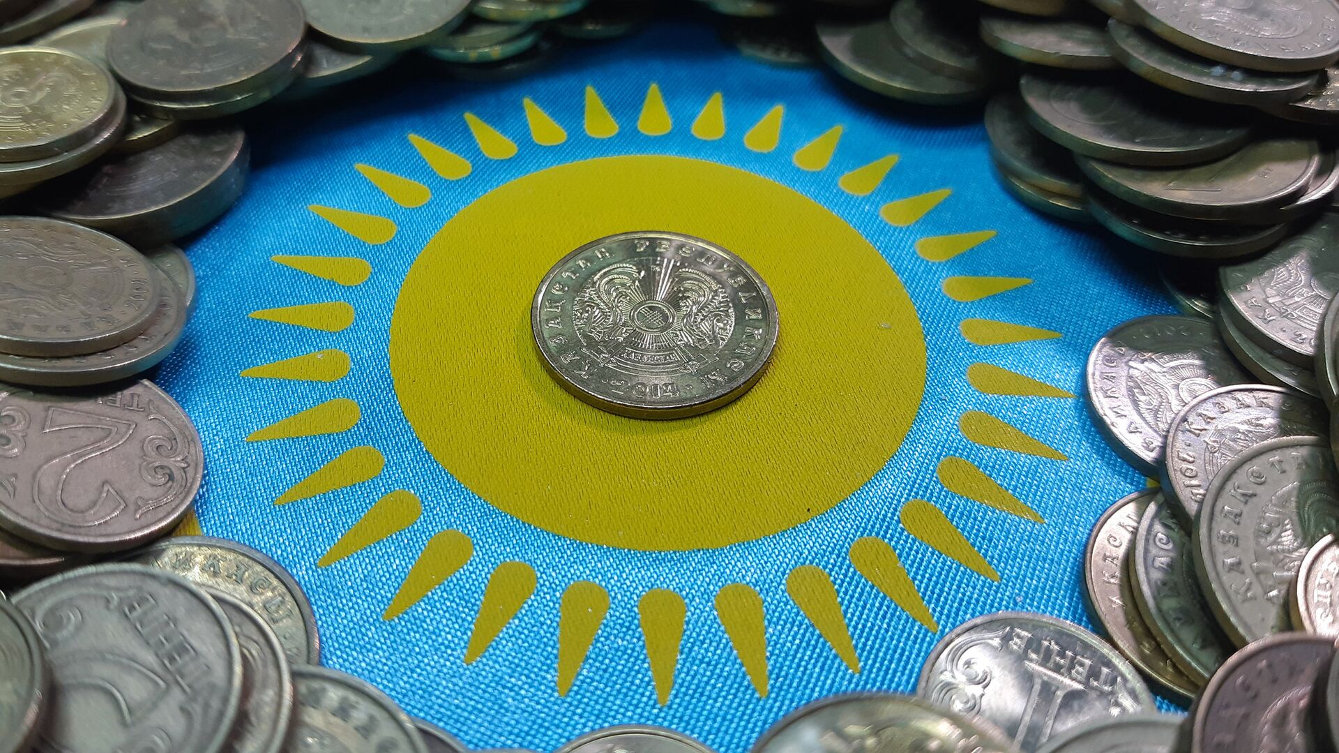 Монета, архивтегі фото - Sputnik Қазақстан, 1920, 15.11.2023