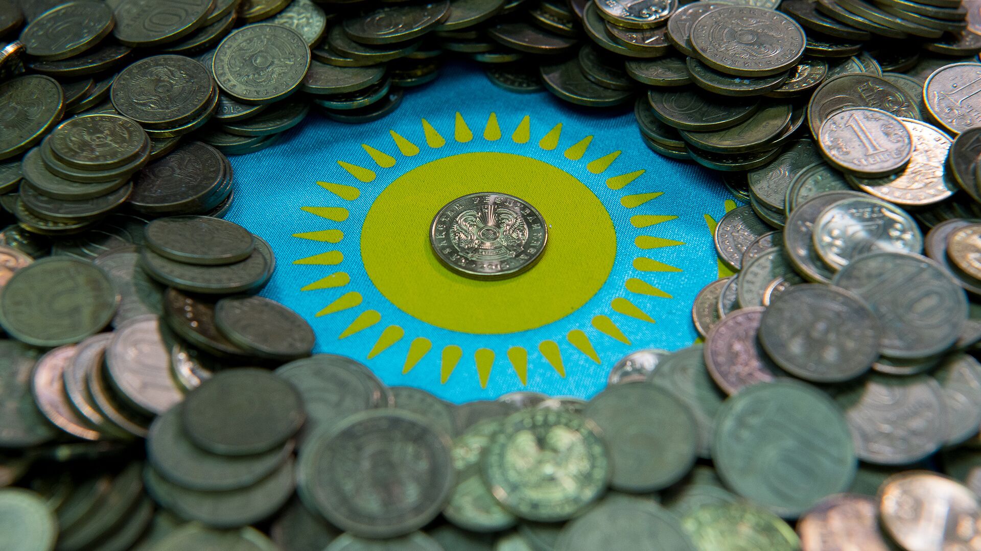 Монета, архивтегі фото - Sputnik Қазақстан, 1920, 06.09.2023