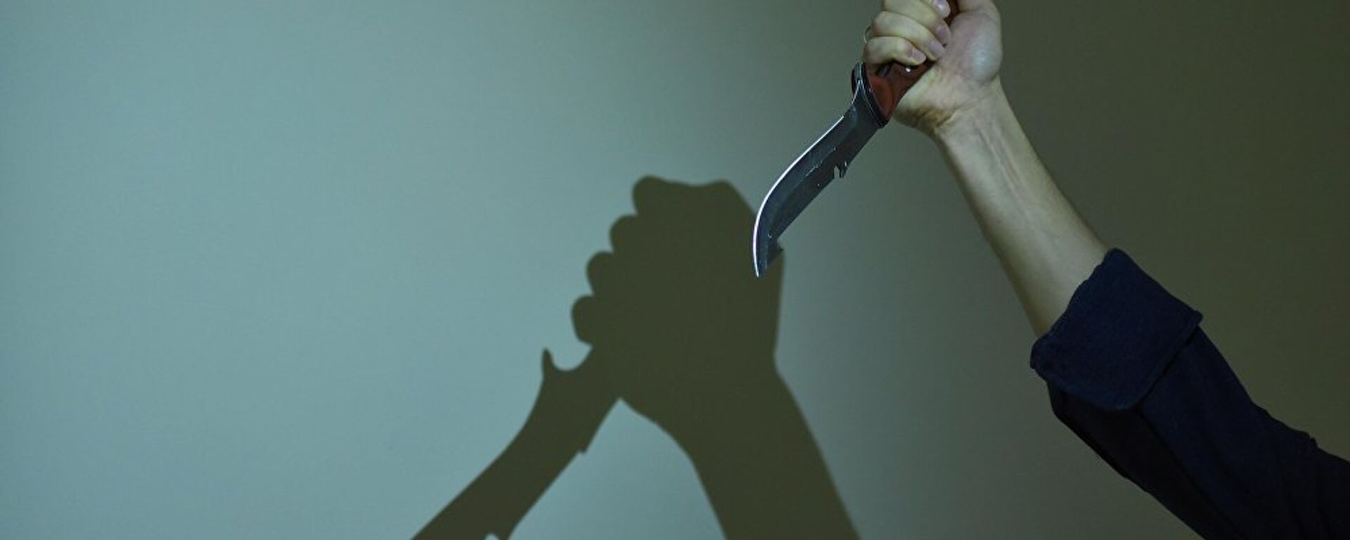 Пышақ ұстаған ер адам, архивтегі сурет - Sputnik Қазақстан, 1920, 19.02.2022