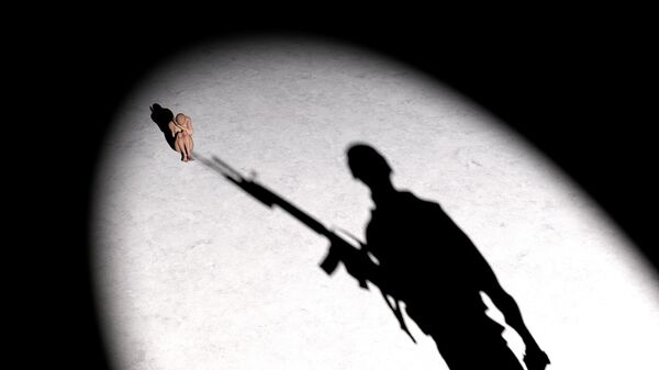 Человек с оружием, иллюстративное фото - Sputnik Казахстан