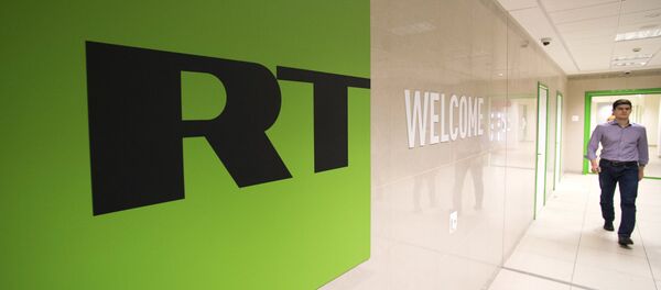 Логотип телеканала RT Логотип телеканала RT - Sputnik Казахстан