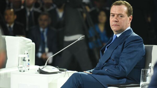 Председатель правительства Российской Федерации Дмитрий Медведев - Sputnik Казахстан