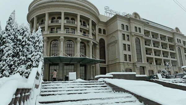 Алматы засыпало снегом в день приезда премьеров - Sputnik Казахстан
