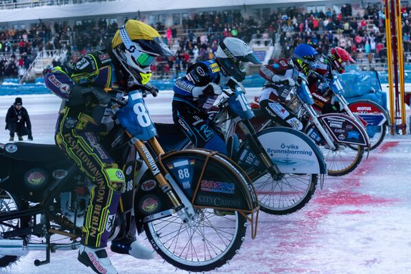 Финал личного Чемпионата мира по мотогонкам на льду - Sputnik Казахстан
