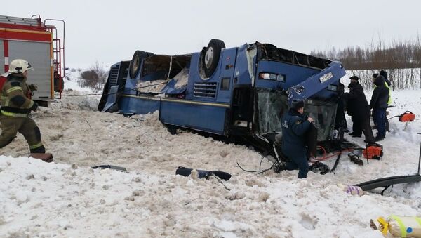 Авария с автобусом в Калужской области - Sputnik Казахстан