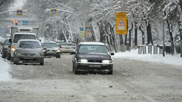 Снегопад в Алматы - Sputnik Қазақстан