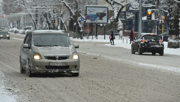 Снегопад, архивное фото - Sputnik Казахстан