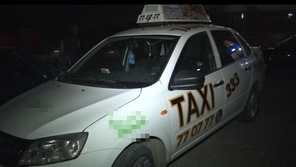 Автомашина таксиста, участника драки в Шымкенте - Sputnik Казахстан