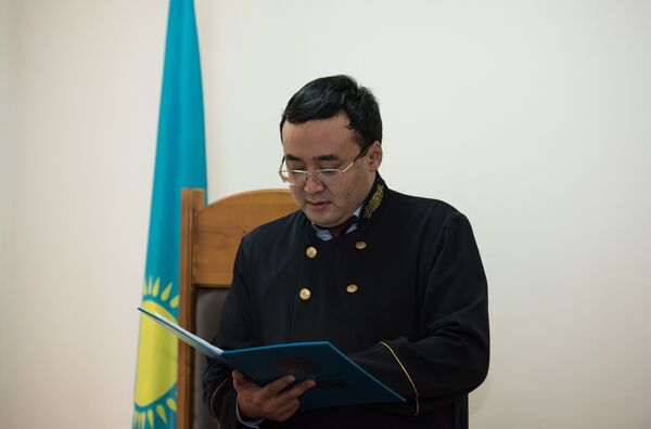 Судья специализированного межрайонного суда по уголовным делам Астаны Асхат Аширбеков - Sputnik Казахстан