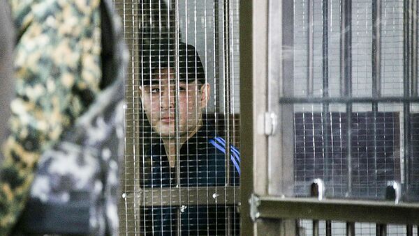 Руслан Кулекбаев в зале суда, архивное фото - Sputnik Казахстан