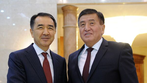 Бакытжан Сагинтаев и Сооронбай Жээнбеков - Sputnik Казахстан