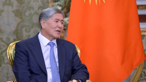 Президент Кыргызстана Алмазбек Атамбаев. Архивное фото - Sputnik Казахстан