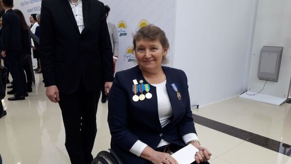 Зульфия Габидуллина на съезде партии Нур Отан - Sputnik Казахстан