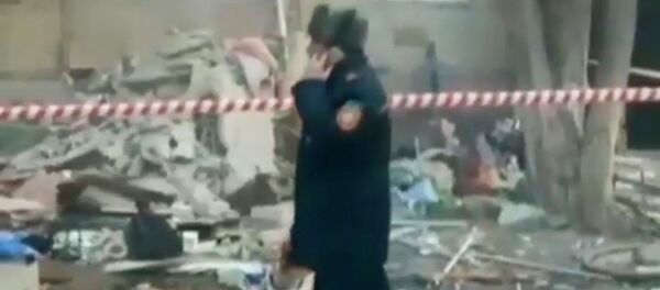 На месте взрыва в жилом доме в Таразе - видео На месте взрыва в жилом доме в Таразе - видео - Sputnik Казахстан