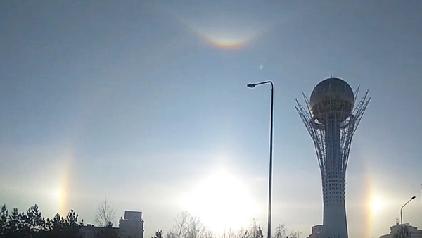 Гало в виде радуги образовалось над Байтереком - Sputnik Казахстан