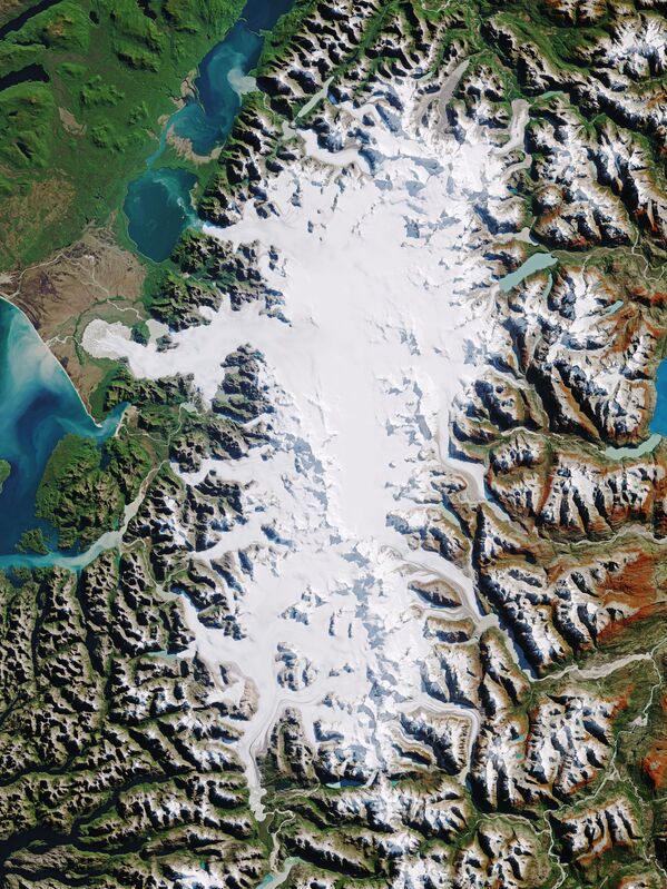 Северное Патагонское ледниковое плато из космоса - Sputnik Казахстан