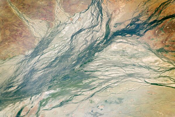 Вид из космоса на систему каналов в Квинсленде, Австралия - Sputnik Казахстан