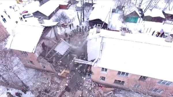 Взрыв газа в жилом доме в Иваново: разбор завалов и эвакуация пострадавших - Sputnik Казахстан