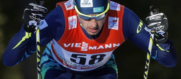 Казахстанский лыжник Алексей Полторанин - Sputnik Казахстан