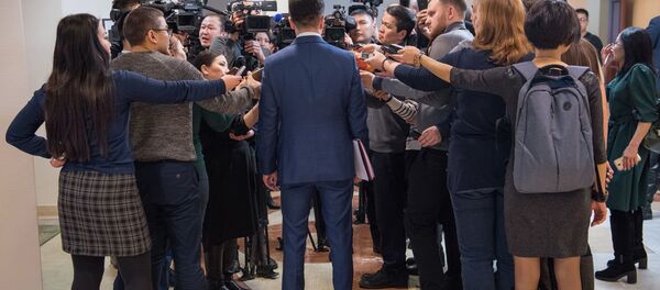 Представители СМИ, архивное фото - Sputnik Казахстан