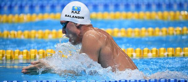 Казахстанский пловец Дмитрий Баландин Казахстанский пловец Дмитрий Баландин - Sputnik Казахстан
