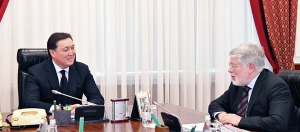 Встреча премьер-министра Казахстана с послом РФ  - Sputnik Казахстан