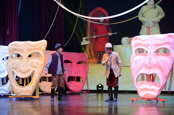 Областной казахский музыкальный драмтеатр имени Нартая Бекежанова в Кызылорде - Sputnik Казахстан