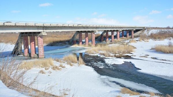 Мост через реку Жабай в Акмолинской области - Sputnik Казахстан
