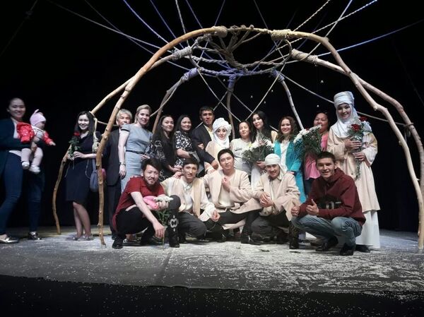 Северо-Казахстанский казахский театр имени Сабита Муканова в Петропавловске - Sputnik Казахстан